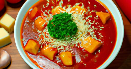 Těstoviny s pomodory a bazalkou