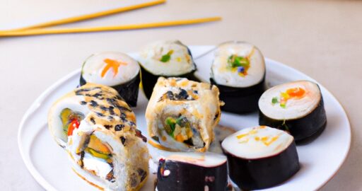 Sushi válečky z lososa