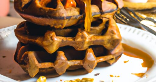 Kuřecí smaženice s waffle