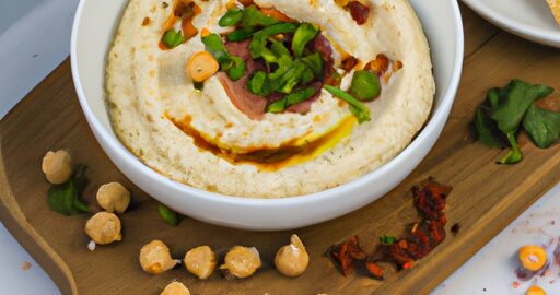 Špenátový hummus s pečenou červenou řepou