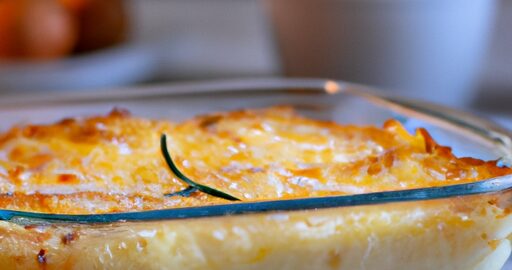 Lilek gratin s bylinkovou nádivkou.