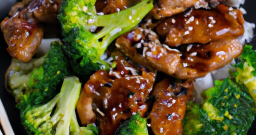 Kuřecí teriyaki s brokolicí