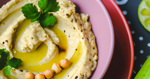 Slunečnicový hummus s avokádem.