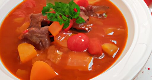 Bramborový guláš s fazolkami