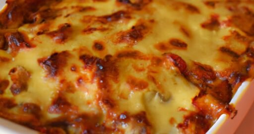 Gratén z hrušek a kozího sýra