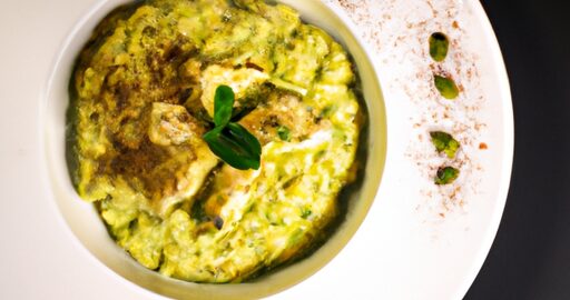 Marocká fazolová polévka s kozím sýrem