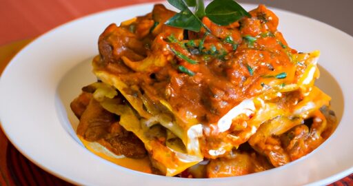 Lazanje s rajčatovou omáčkou