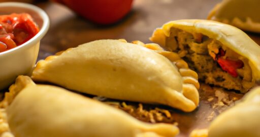 Argentinská empanada s masem