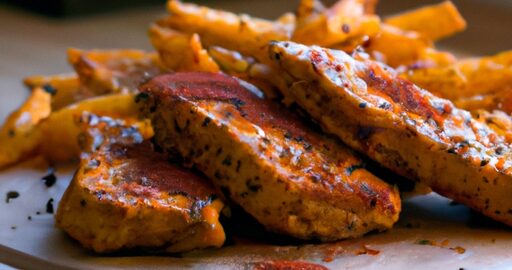 Kuřecí seitan na grilu