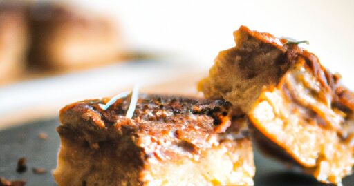 Jablečný koláč s karamelovou polevou