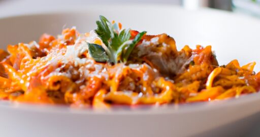 Italské těstoviny s rajčaty