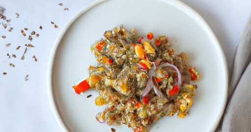 Vegetariánský quinoový salát.