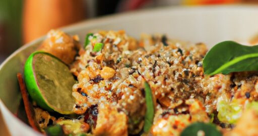 Obalovaná quinoa s avokádem