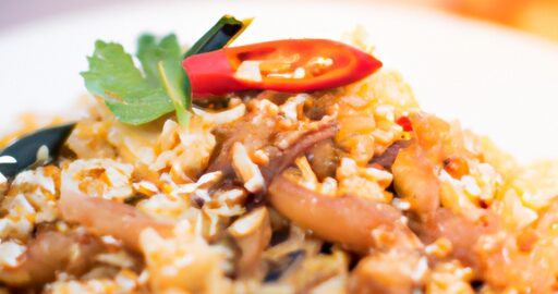 Wok s rýží a zeleninou