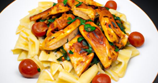 Kachní nudle v sójové omáčce