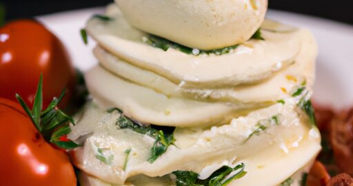 Těstoviny s mozzarellou a rajčaty