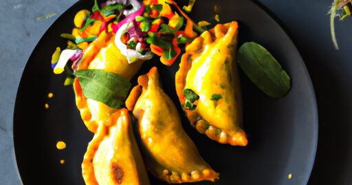 Kuřecí empanadas s avokádovým dipem