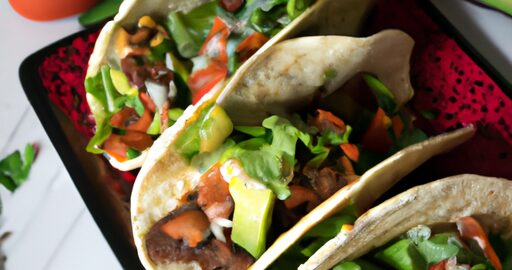 Hovězí tacos s avokádovou omáčkou