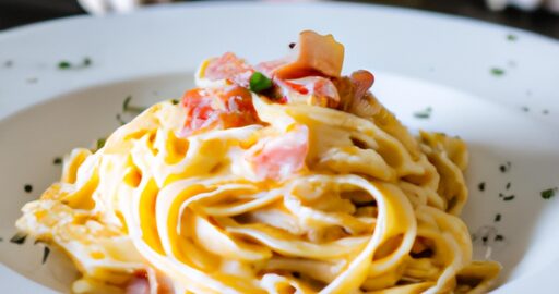 Římská pikantní pasta carbonara