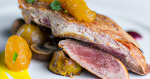 Pečené kuřecí stehno s medovou glazurou