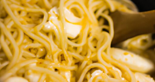 Špagety s mozzarellou a bazalkou