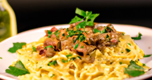 Italská cibulačka se slaninou.