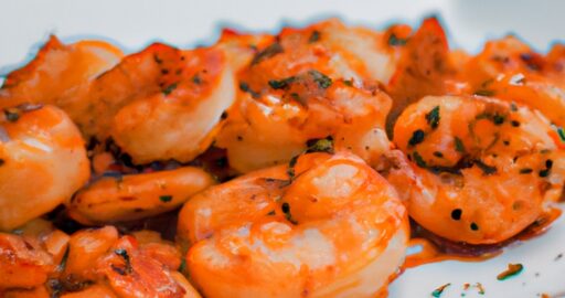 Krevety s kokosovým mlékem.