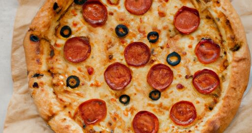 Italská pizza s rajčaty.