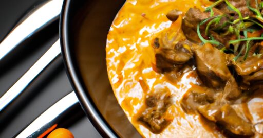 Kari s cizrnavými placičkami