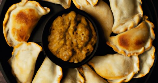 Plněné empanady se sýrovou náplní