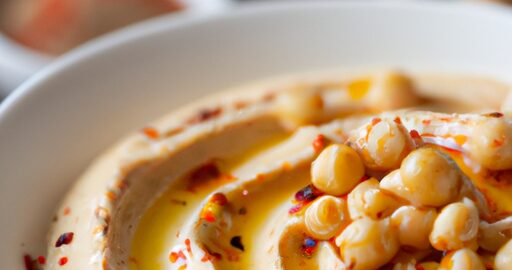 Hummus z červené řepy