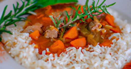 Fazole s rýží a zeleninou