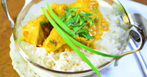 Kuřecí korma s výraznými kořeněnými omáčkou