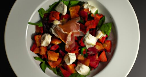 Těstovinový salát s rajčaty