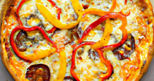 Italská rajčatová pizza.