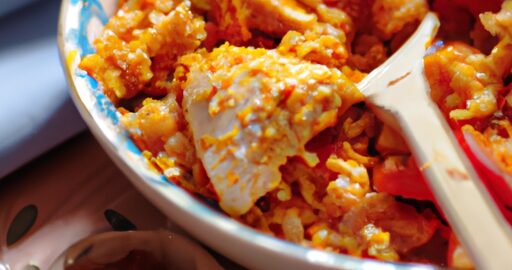 Kuřecí kari s quinoou.