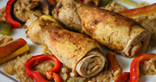 Kořeněná kuřecí roláda