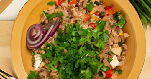 Kuskusový salát s rajčaty a bazalkou