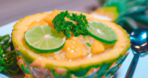 Jasmínová rýže s čerstvým ananasem