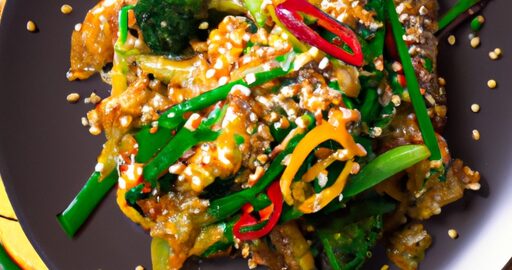 Kari zeleninový stir-fry