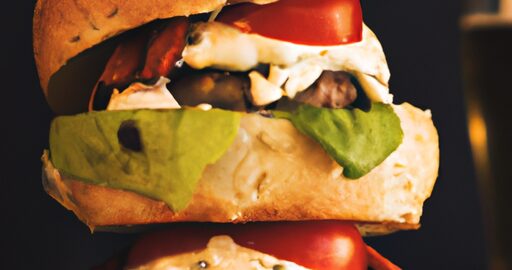 Korunní burger s chlazeným pivem