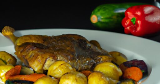 Pečená kachna s bramborovou kaší