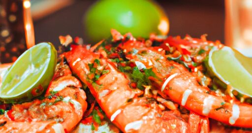 Kořeněné krevety v egyptském stylu