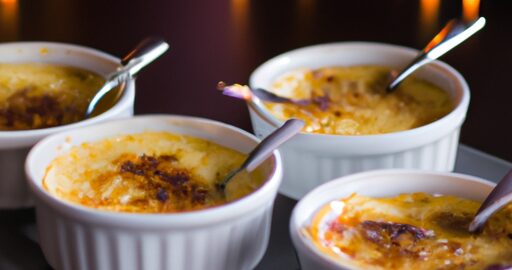 Crème brûlée navozené francouzskou kuchyní