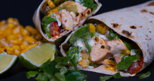 Kuřecí wrapy s guacamolem