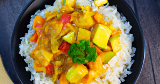 Rýže s hovězím a kari