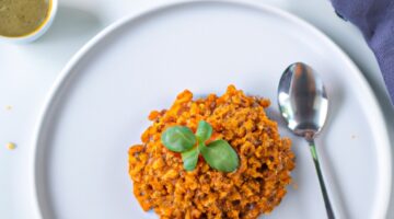 Kushari egyptská rýžová směs