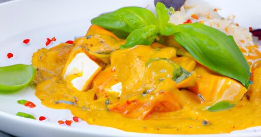 Rajský kari s kuřecím masem