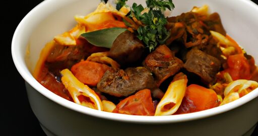 Bylinkově kořeněný hovězí ragú