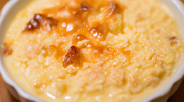 Zapečený dýňový rýžový pudink